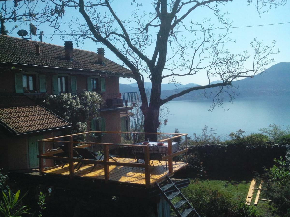La Vecchia Casa Rosa Lejlighed Cannero Riviera Eksteriør billede