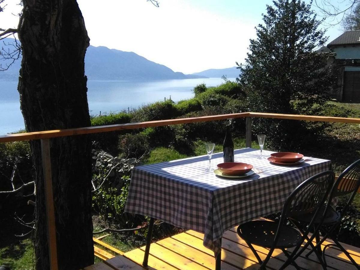 La Vecchia Casa Rosa Lejlighed Cannero Riviera Eksteriør billede